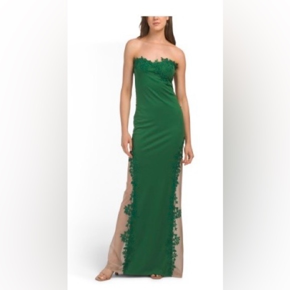 Elegant Green Evening Gown